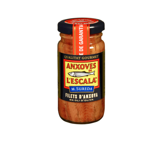 ANXOVES DE L'ESCALA Filets anxova en oli d'oliva 100g