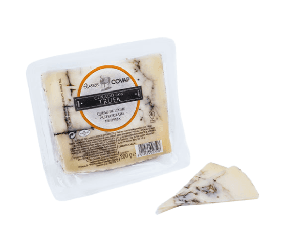 COVAP Queso de Oveja Pasteurizado Curado con Trufa 200g