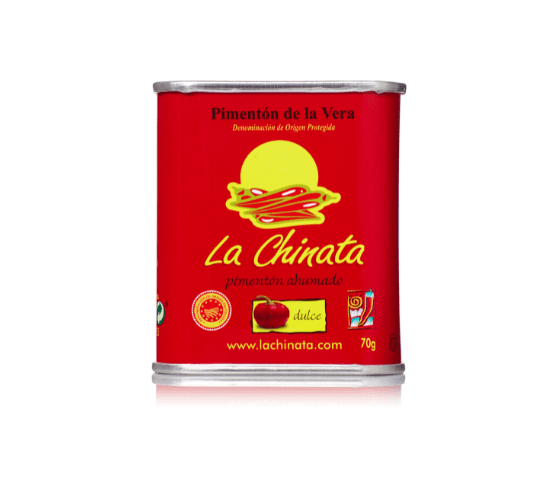 LA CHINATA Pebre vermell Dolç Fumat Llauna 70g