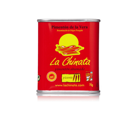 LA CHINATA Pebre vermell Picant Fumat  Llauna 70g