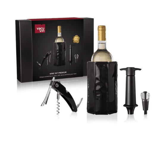 VACU VIN Wine Set Premium 4 peces Estoig regal