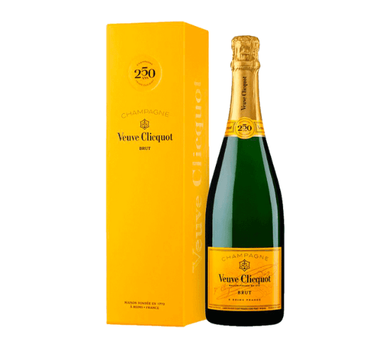 VEUVE CLICQUOT Yellow Label estoig 250 aniversari 75cl